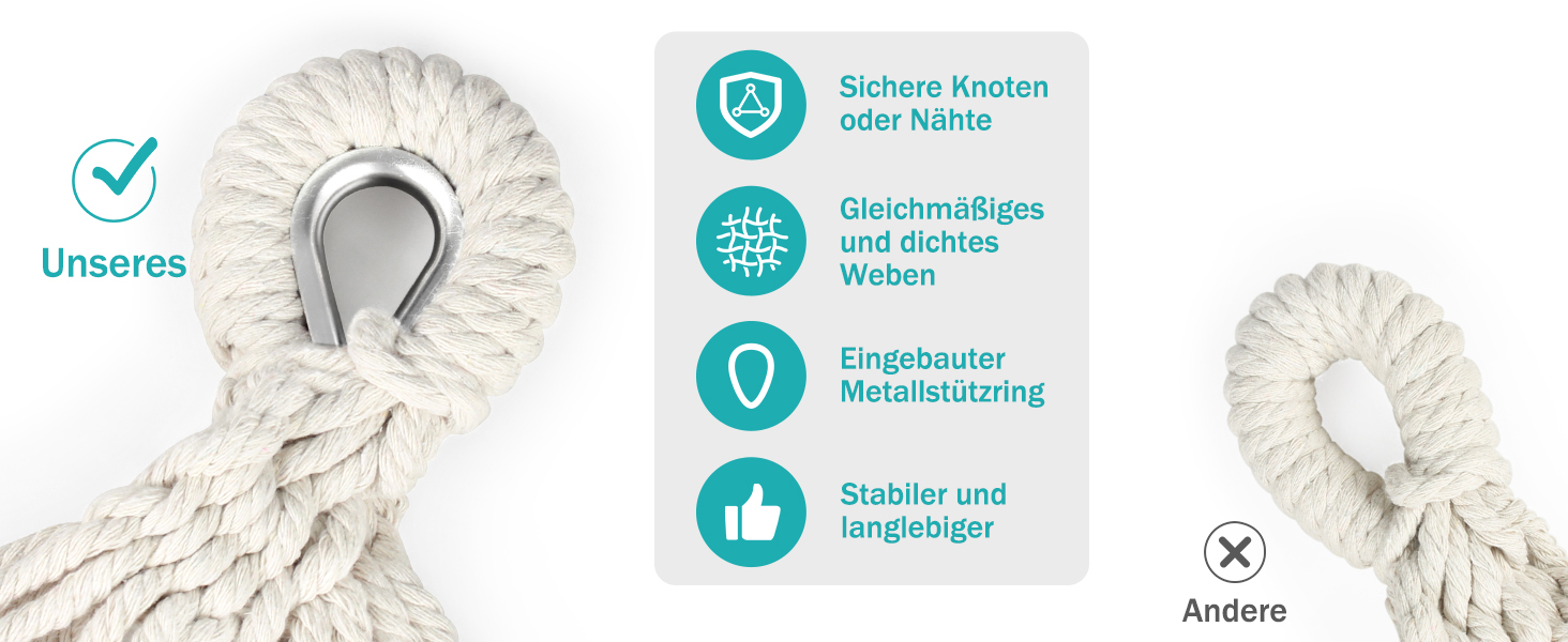 Гамак для відпочинку на відкритому повітрі: кемпінгу, балкону, тераси, саду. З дерев'яною перекладиною та сумкою для перенесення (сірий & білий)