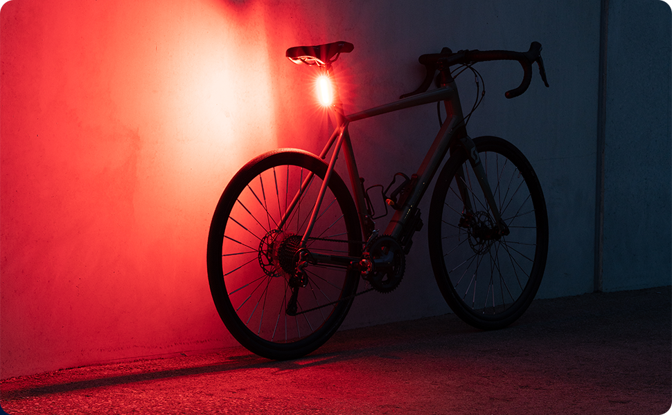 Велосипедне заднє світло Büchel LED, акумуляторне, сертифіковане StVZO, для велосипеда та електровелосипеда, з функцією показу гальмування