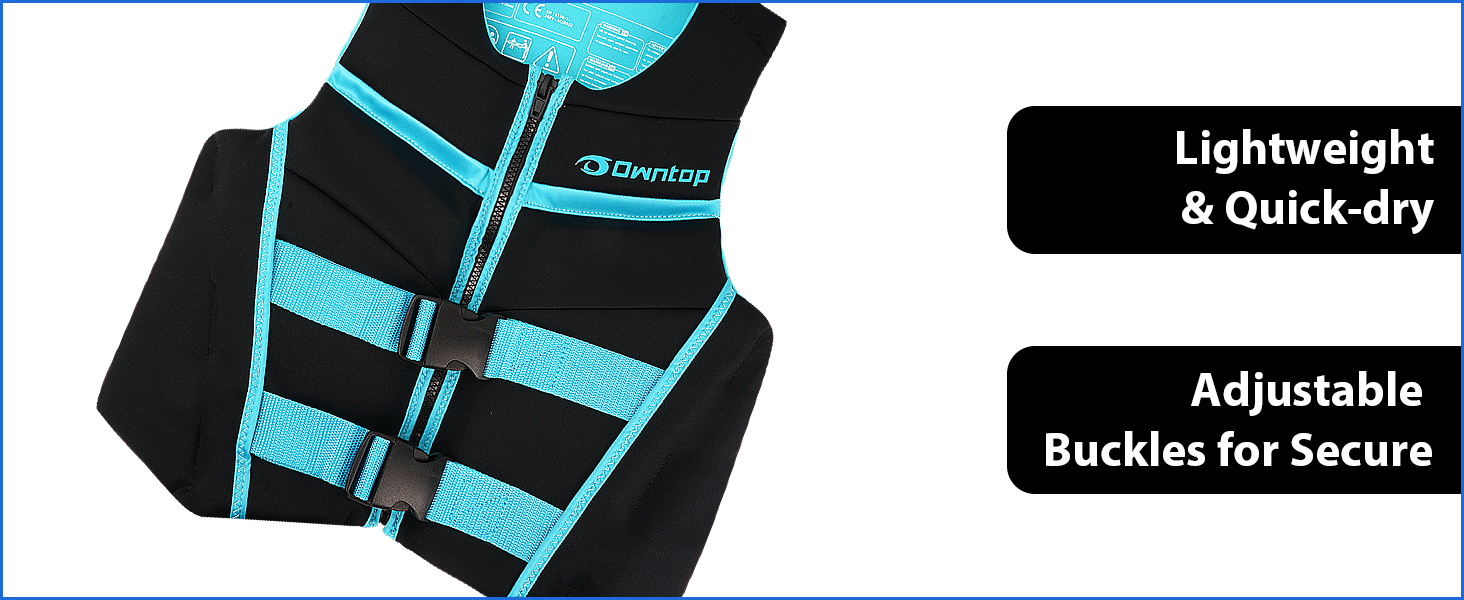 Шолом для плавання Owntop для дітей та юнаків, регульована жилет, унісекс, безпечні застібки для SUP, каякінгу, риболовлі, вітрильного спорту, багатокольоровий