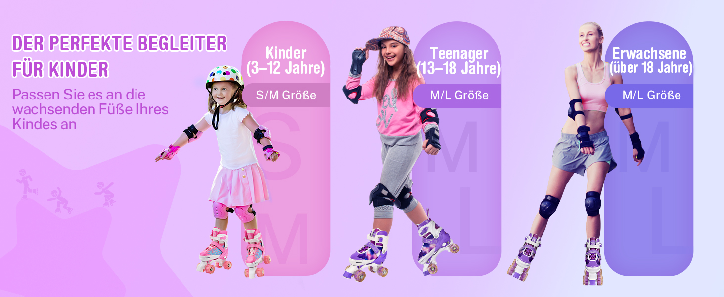 Роликові ковзани Gonex регульовані, світлові, для дівчаток та хлопчиків, розмір 35-38 (33-36)