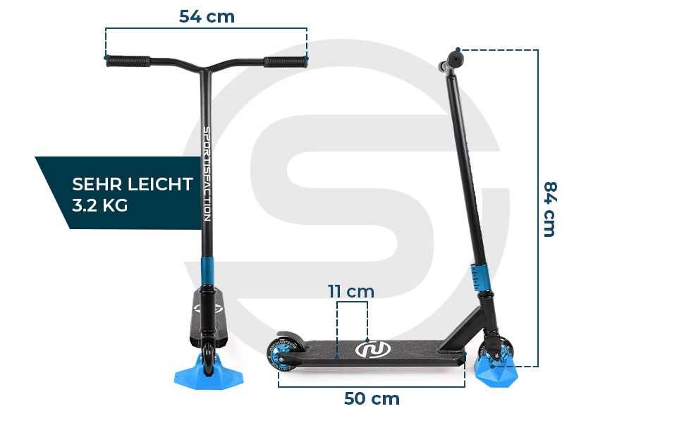 Самокат трюковий ABEC11 100кг Алюмінієва дека