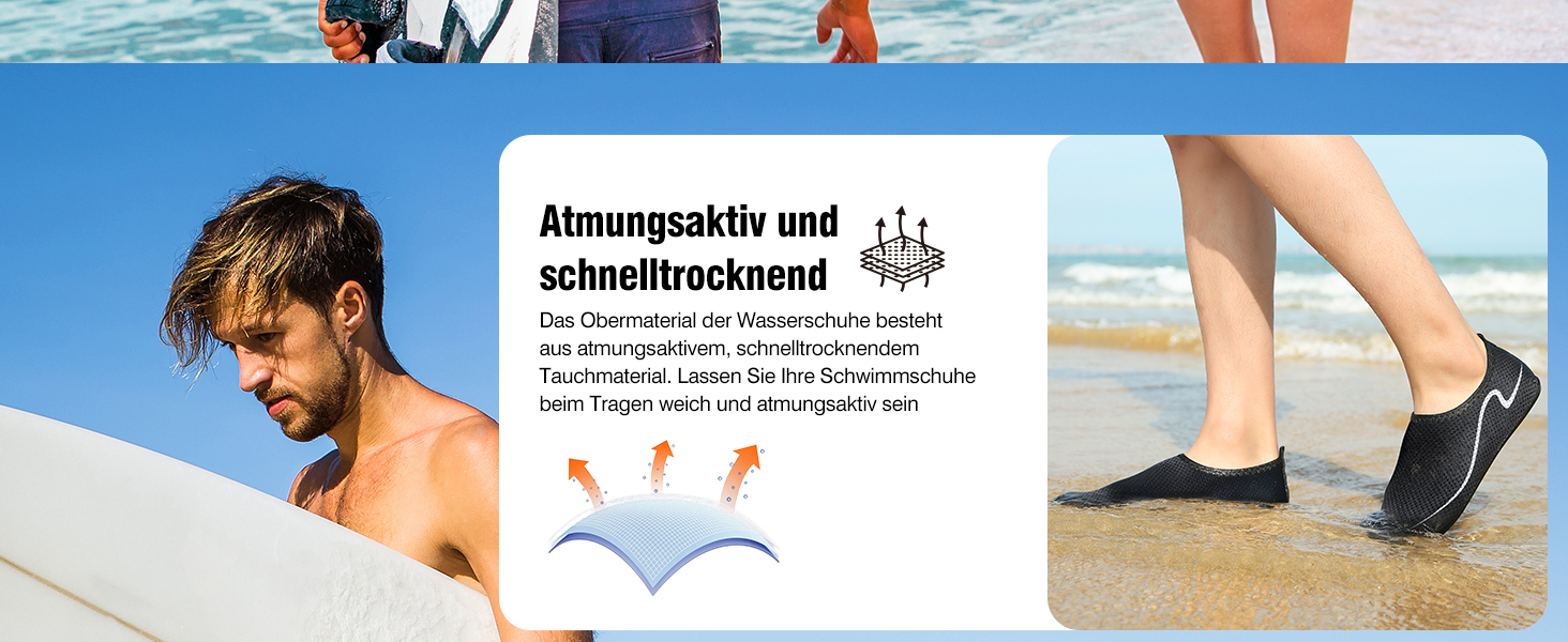 Аквашузи для плавання та йоги: легкі, швидковисихаючі, з антиковзким покриттям для жінок та чоловіків (39 EU), рожево-червоні
