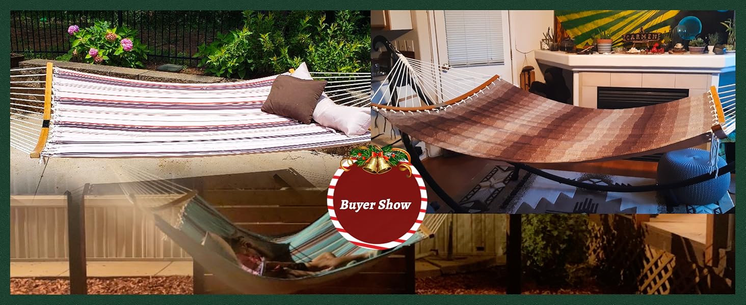 Гамак для двох Bathonly, 3 м, двобокий, джинсовий, до 204 кг