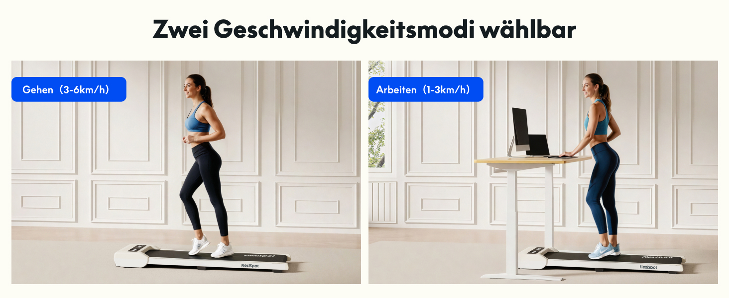 Тренажер для ходьби FlexiSpot Walking Pad 4 в 1 для дому та офісу, тихий біговий килимок з пультом та LED дисплеєм (Basic, White)