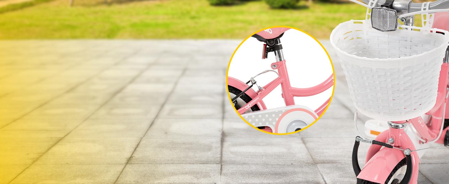 Дитяче велосипед Actionbikes Starlight 12/16/20 дюймів - V-Brake гальма, захистники, для дітей 2-9 років