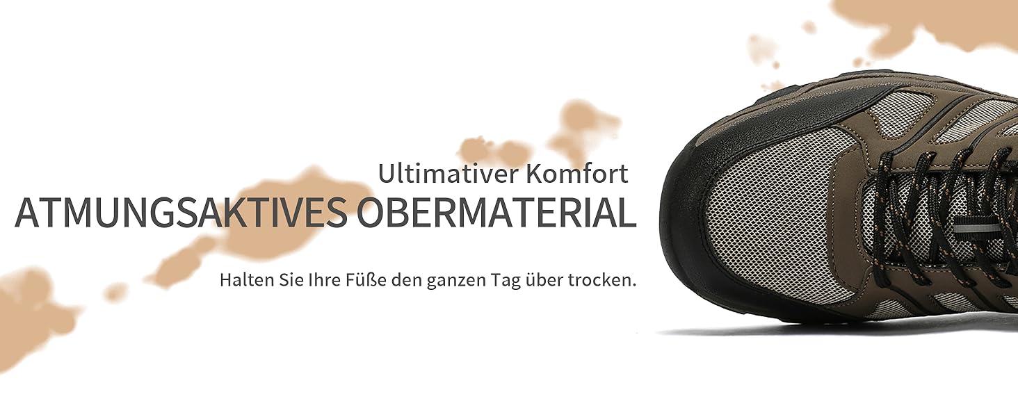 Черевики для хайкінгу чоловічі, дихаючі, трекінгові, легкі та з антиковзким покриттям, спортивні, зелені, 45 EU