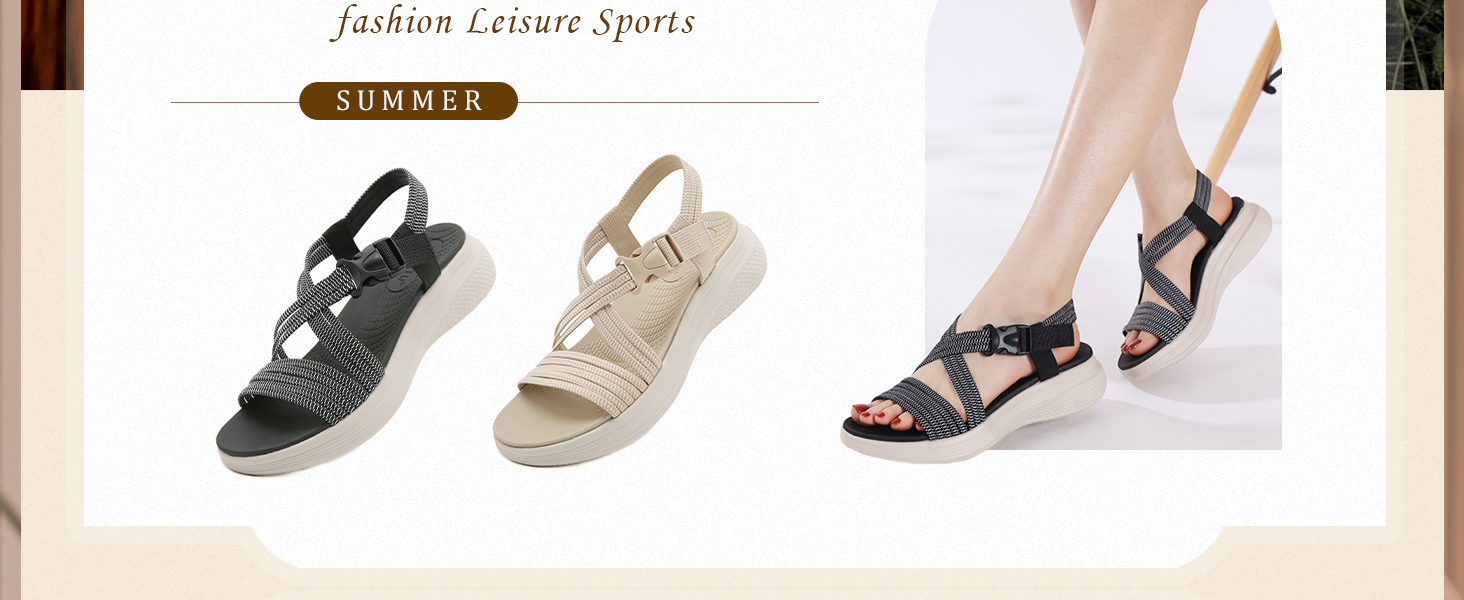 Сандалі жіночі літні Bequeme (Німеччина) 39 EU бежеві з ортопедичною устілкою для прогулянок та відпочинку