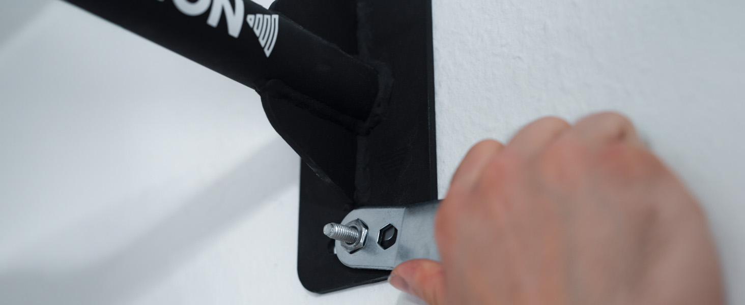 Климмер GORNATION для дверного прорізу: турнік, бруси для підтягувань, віджимань та інших вправ. Ідеально для калістеніки та загального фітнесу (чорний).