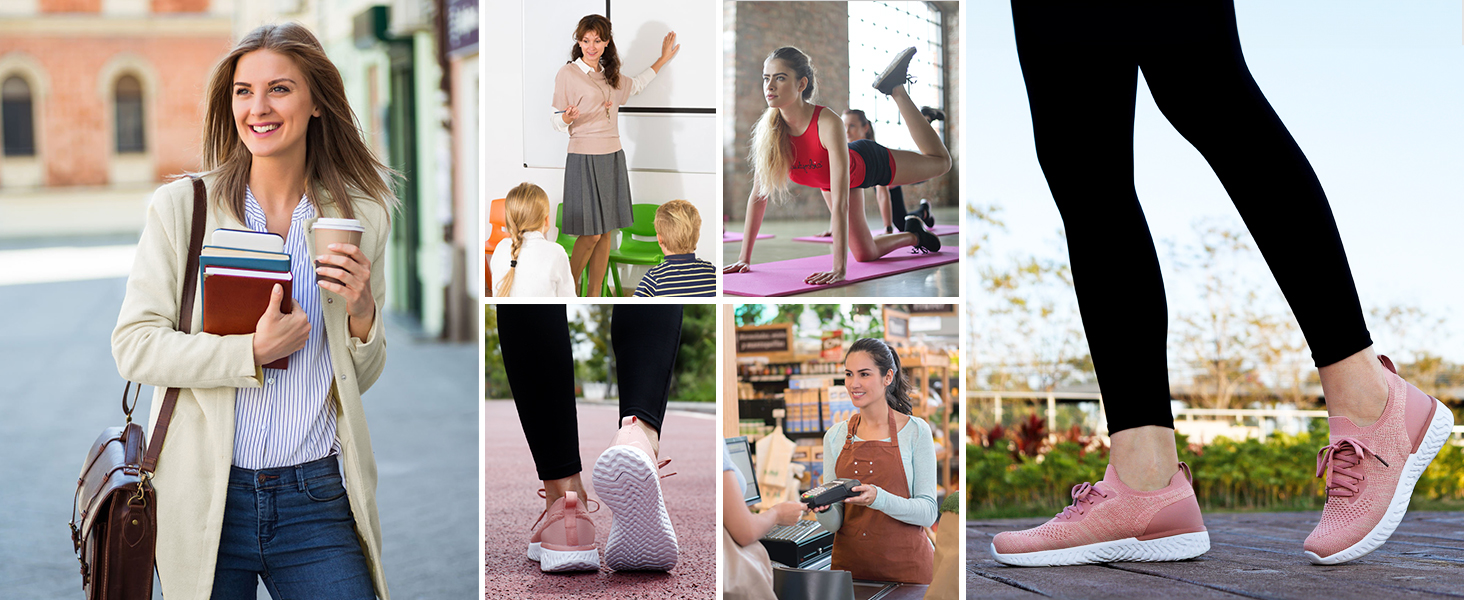 Жіночі кросівки HKR: чорні, легкі, дихаючі, для занять спортом та відпочинку, розмір 41 EU