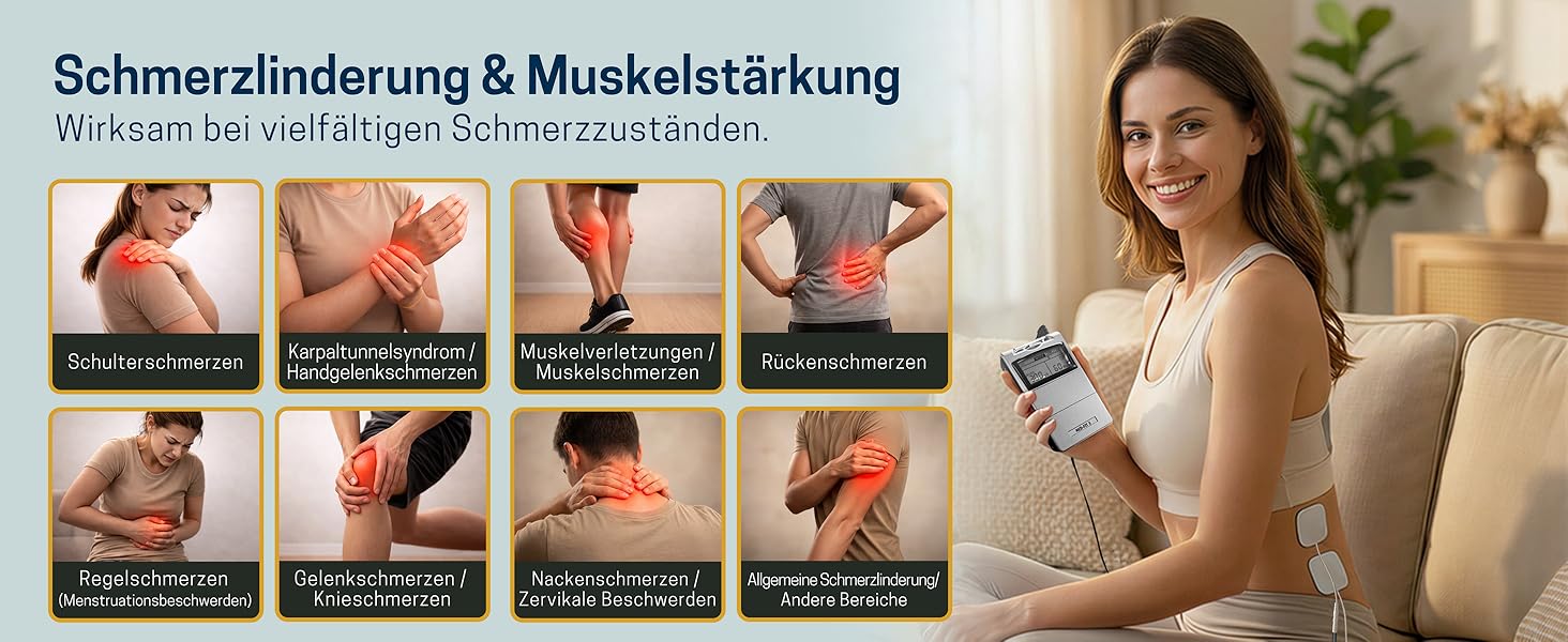 Med-Fit 3 TENS + EMS Апарат для електростимуляції м'язів та знеболення (2 канали) - медичний прилад IIa класу для лікування болю в спині, ішіасу, артрозу, шиї, плечей та нарощування м'язів