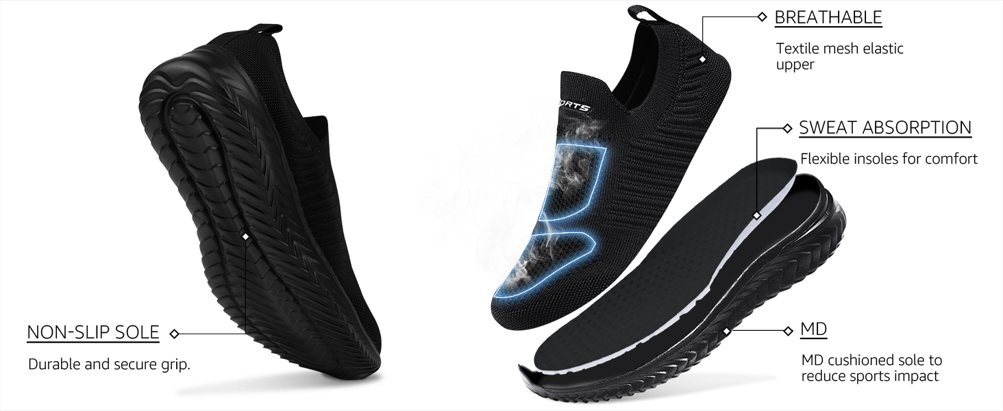 Жіночі кросівки Littleplum: дихаючі, легкі, спортивні. Розмір 40 EU, чорно-білі