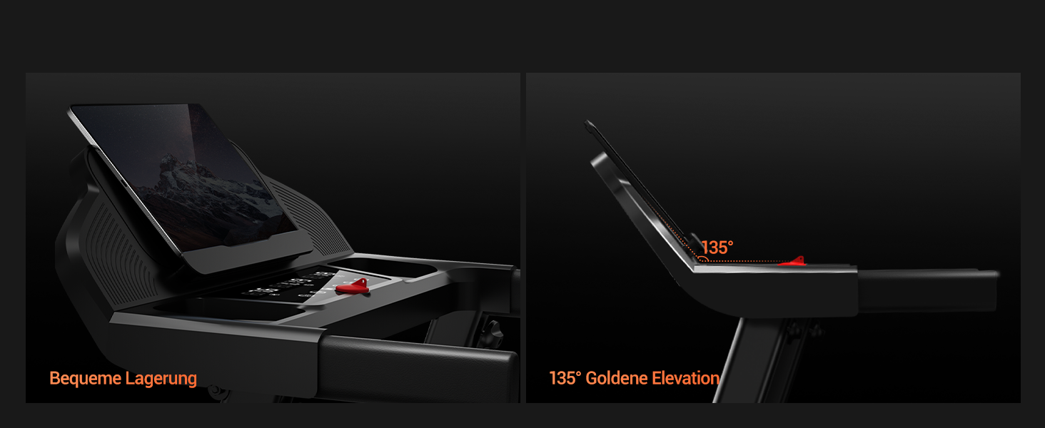 Біговий доріжка LONTEK для дому з нахилом 15%, швидкість 12 км/год, максимальне навантаження 136 кг, чорний