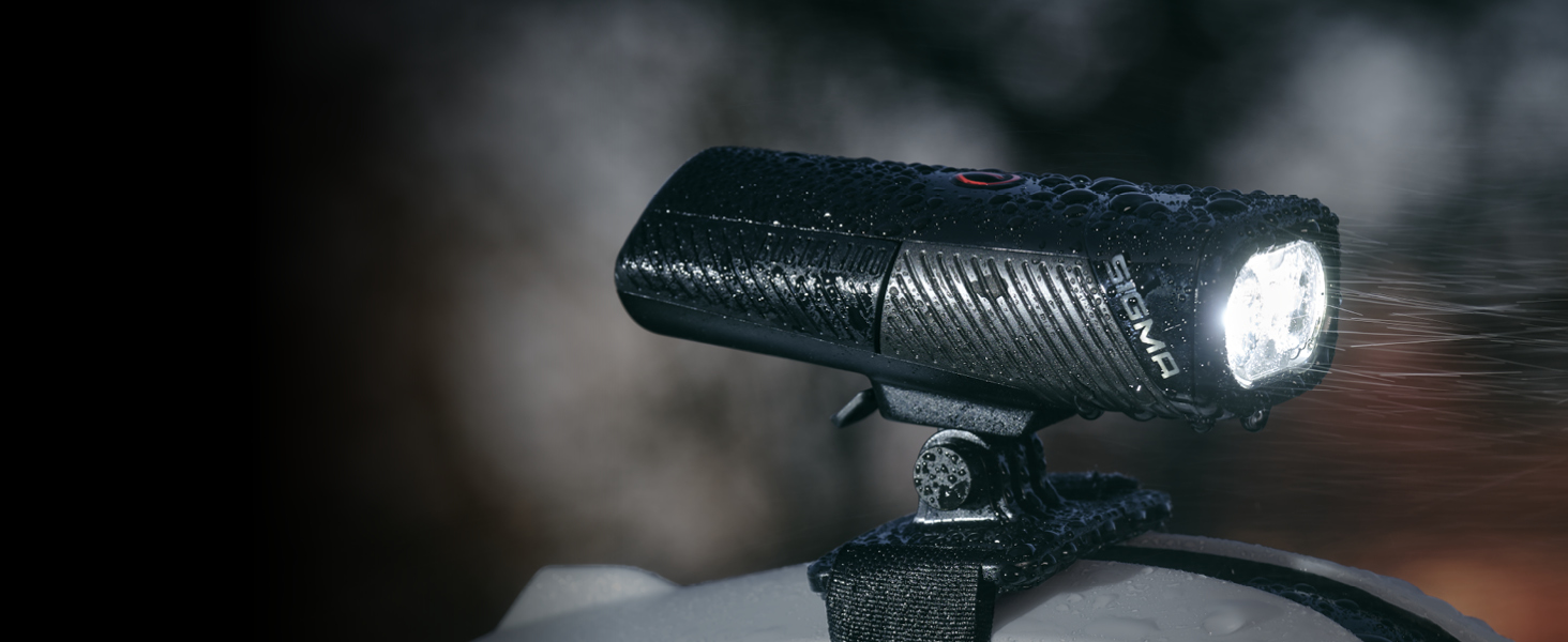 SIGMA Buster 1100 HL — велосипедна фара на шолом, 1100 люмен, акумуляторна, 5 режимів, швидке кріплення