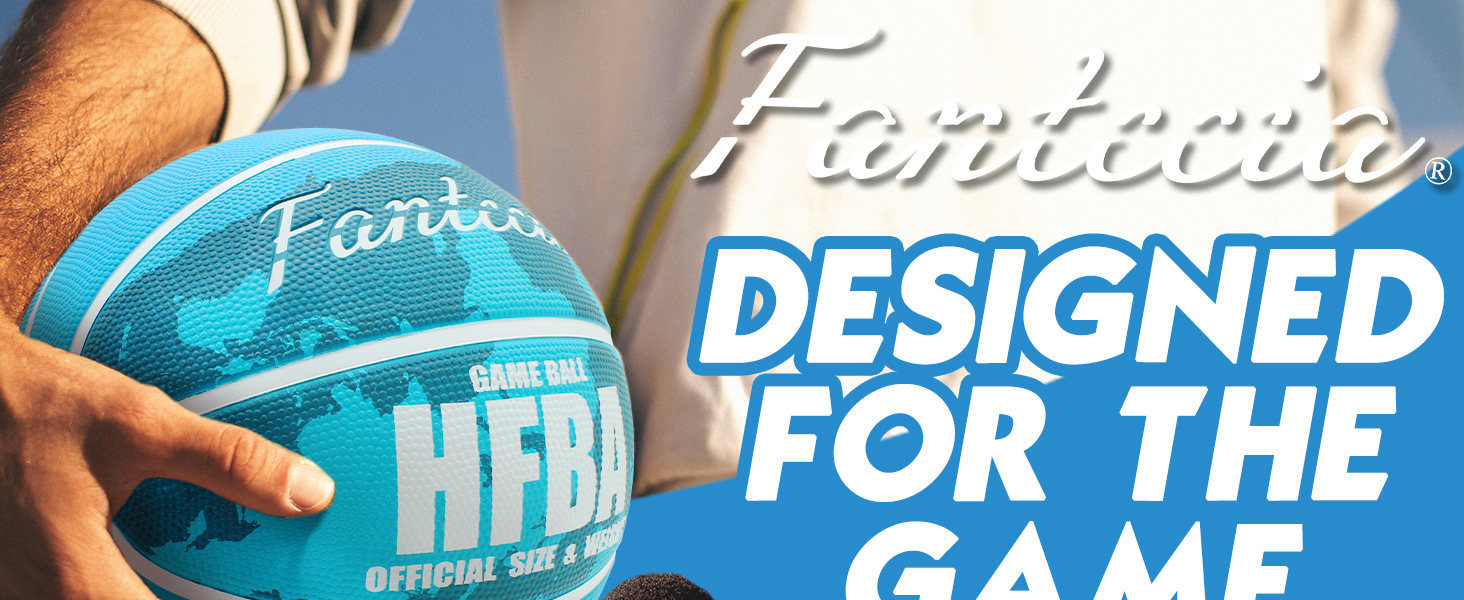 Гумовий баскетбольний м'яч Fantecia, розмір 7, для гри в приміщенні та на вулиці, тренування, чоловічий, жіночий, дорослий, підлітковий, з насосом