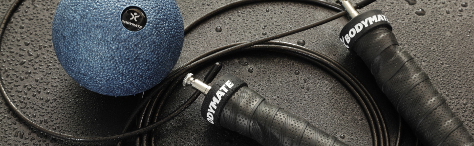 Набір для віджимань BODYMATE - 2 шт. - Нековзні ручки для віджимань, Push-Up Bars для силових та м'язових тренувань, чорний колір