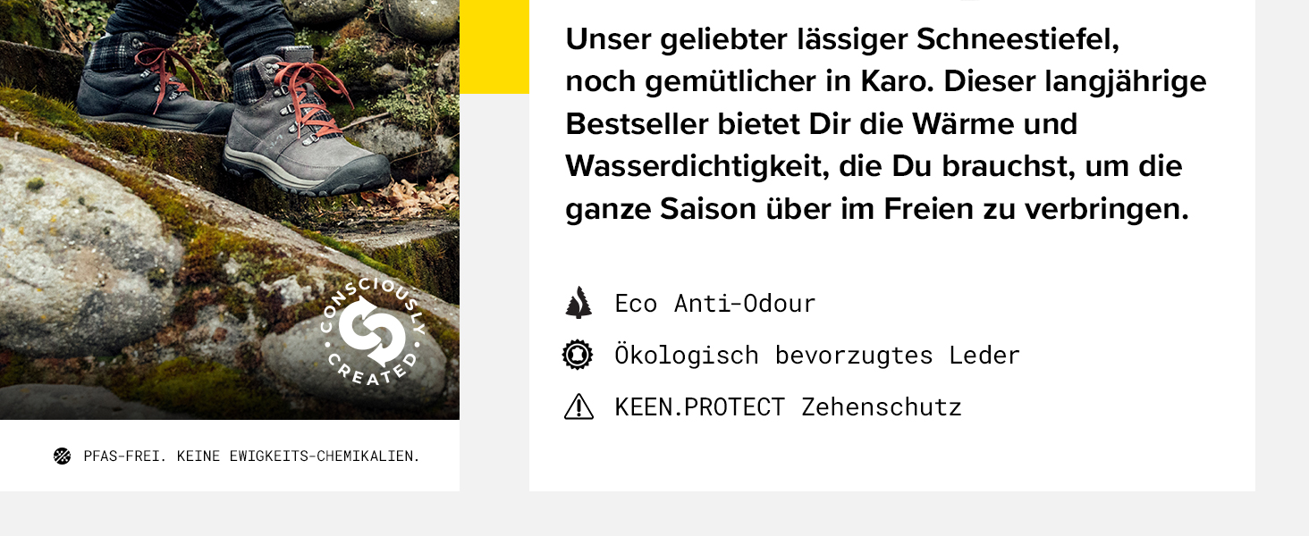 Черевики зимові KEEN Kaci 3 Mid Waterproof, жіночі, 39 EU, чорний/сталево-сірий