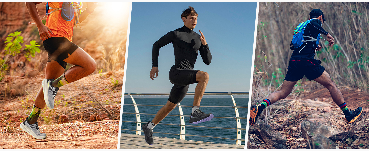 Кріцелі: Кросівки для бігу та трекінгу, сірі, 47 EU. Зручні спортивні кросівки для чоловіків, широка передня частина, підходять для бігу по вулицях та трейлу