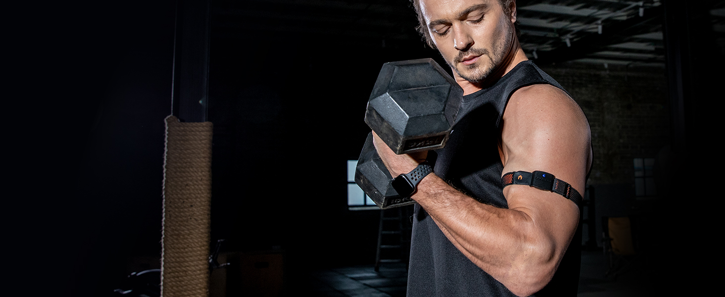 Пульсометр COOSPO HW9 з Bluetooth ANT+ та LED-сенсором, водонепроникний IP67, сумісний з Polar, Wahoo, Garmin, Zwift, Elite, HRV. Чорний