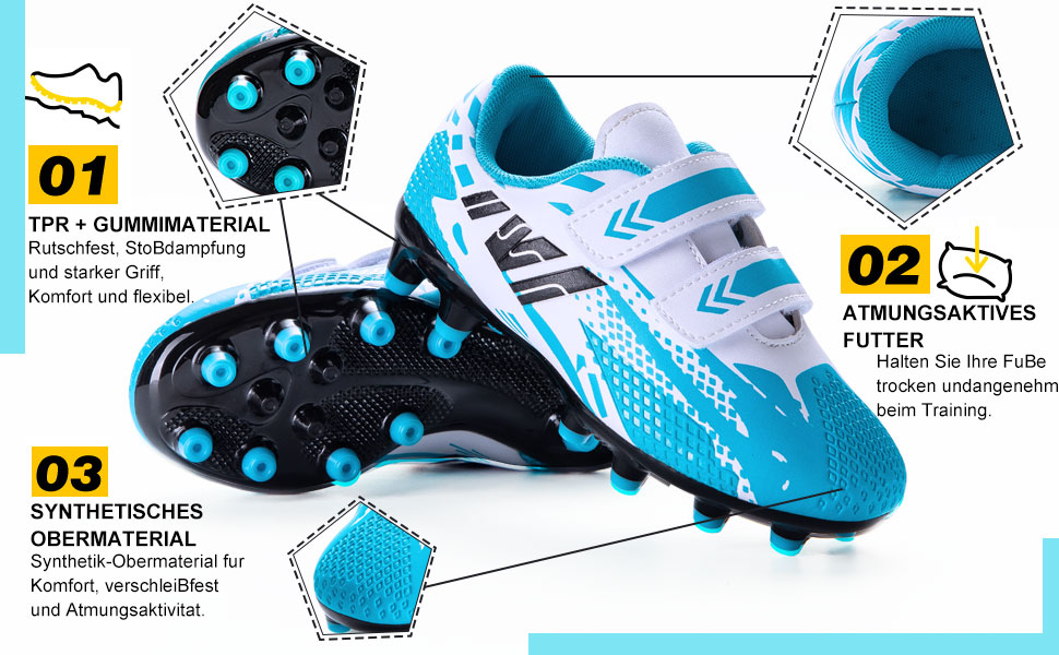 Дитячі футбольні бутси для гри на штучному покритті, низькі, дихаючі, для тренувань та гри, білі, сині, зелені, розміри 28-37 EU