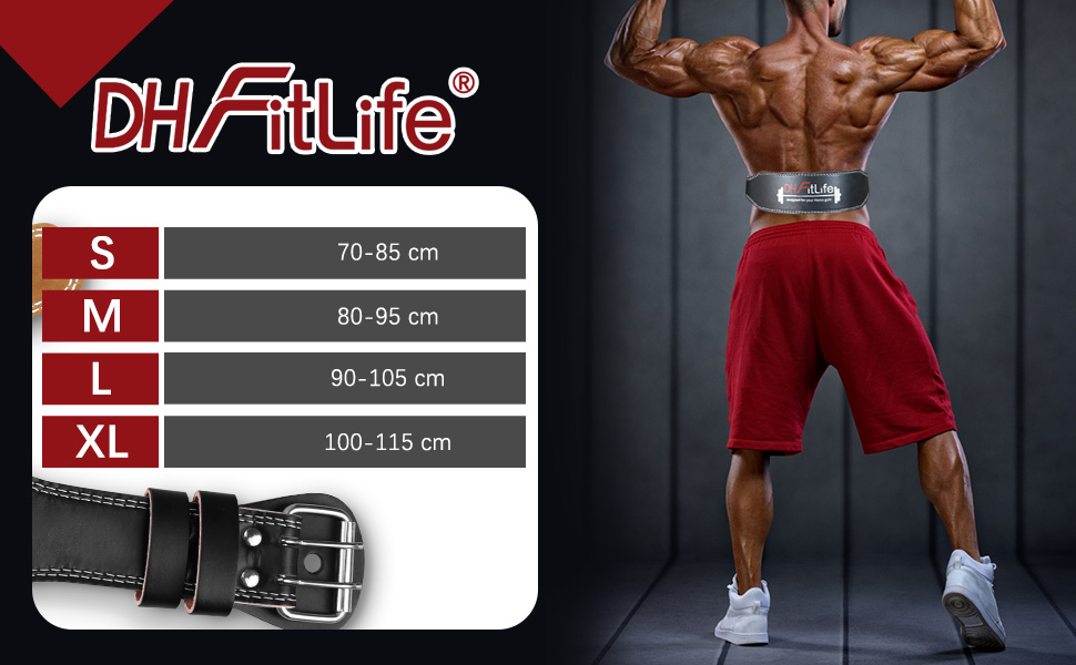 Пояс DH FitLife для важкої атлетики з підкладкою (для чоловіків і жінок)