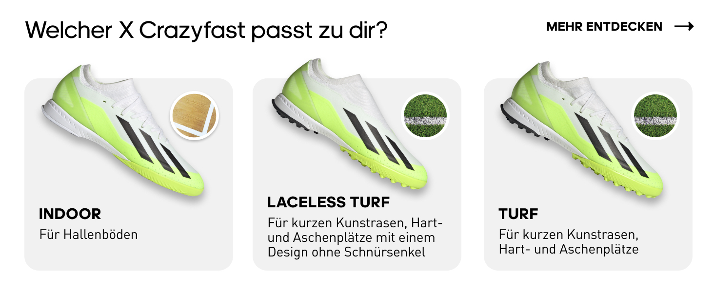 Кросівки футбольні adidas X Crazyfast 3 FG для штучного покриття, 42 EU, Solar Yellow/Core Black/Cloud White