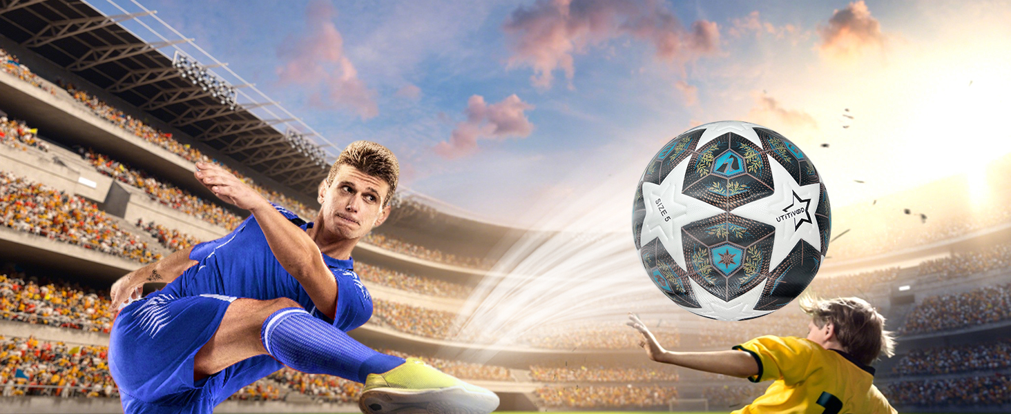 М'яч футбольний розмір 5, подарунок для хлопчика, фаната футболу. Шкіряний футбольний м'яч з насосом.