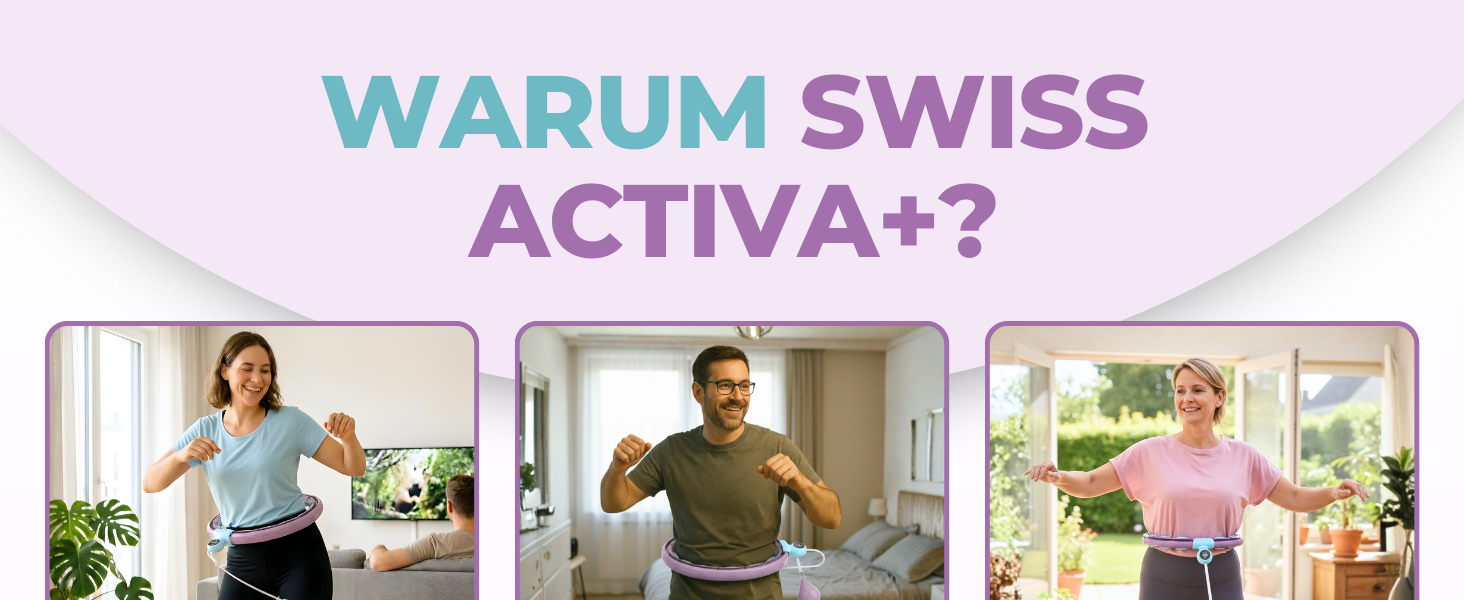 Розумний хулахуп Swiss Activa+ S2 XXL для схуднення та фітнесу дорослим