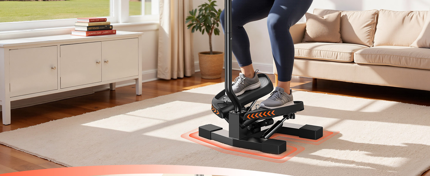 Сходи для тренувань Sportsroyals – степпер з тросами для тренування ніг, рук та сідниць, для дому та офісу