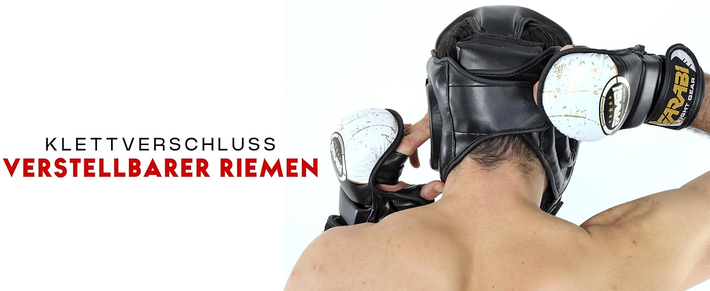 Захист голови 2-в-1 - Регульований шолом для бойових мистецтв з знімною сіткою для обличчя, повний захист обличчя. Підходить для ММА, муай-тай, кікбоксингу, спарингу. Чоловічий та жіночий, XL, чорний