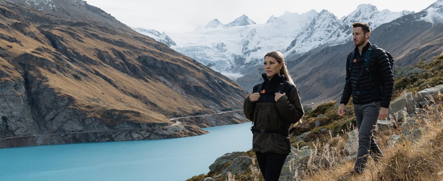 Рюкзак Terra Peak 20 л з вентильованою спинкою, питною системою та дощовиком, туристичний міський рюкзак з поясом для походів, синій