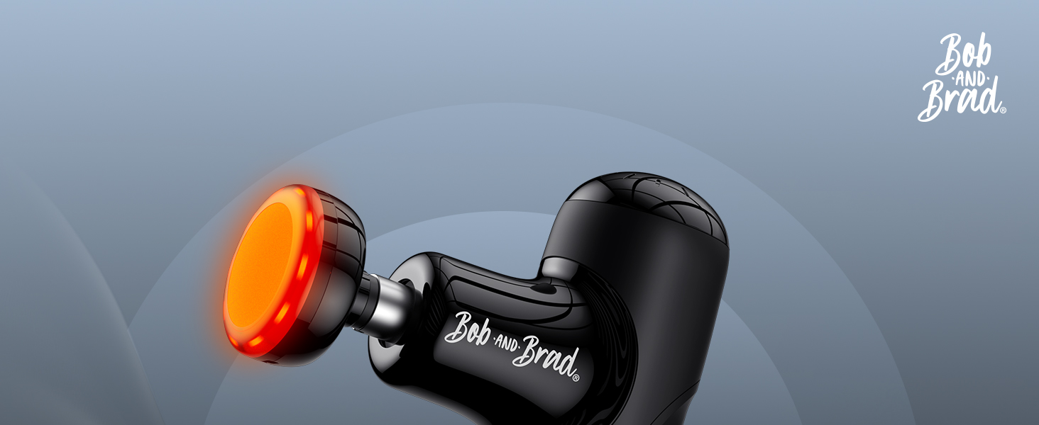 Масажер для м'язів BOB AND BRAD Q2 Plus з підігрівом: компактний, тихий, з сумкою, для розслаблення м'язів