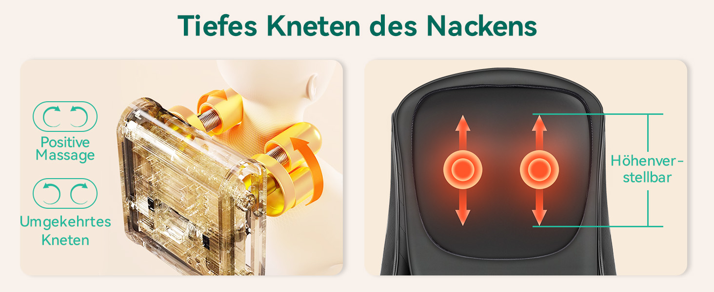 Масажне крісло Snailax з функцією шиацу, масажер спини та шиї з підігрівом, масажна підстилка з вібрацією, подарунок для жінок та чоловіків XL