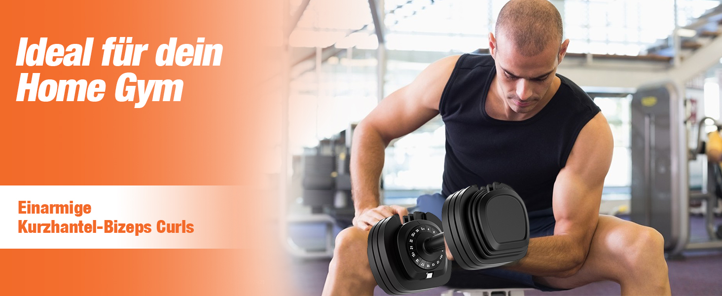 Регульований набір гантелей DH FitLife 2026 від 2,5 до 25 кг, 18 рівнів ваги, професійний комплект гантелей для чоловіків та жінок