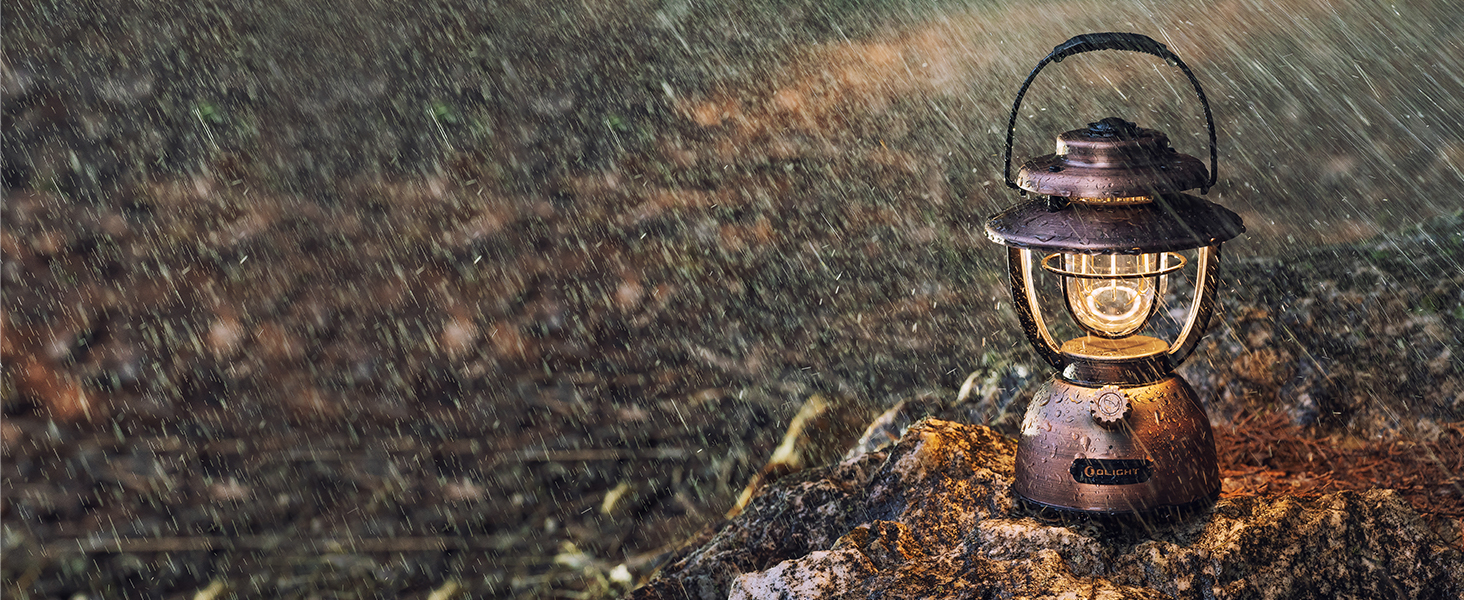 Ліхтар кемпінговий Olight Olantern Classic 2 Pro: 300 LM, USB, регулювання яскравості, Power Bank, для кемпінгу, саду, відпочинку, вінтажний дизайн, мідний колір