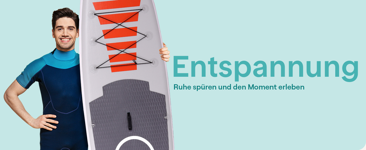 Надувний SUP СеренеЛайф для дорослих та дітей: комплект дошки, весла, насоса та сумки. Touring SUP, ручне управління, оранжевий, до 155 кг