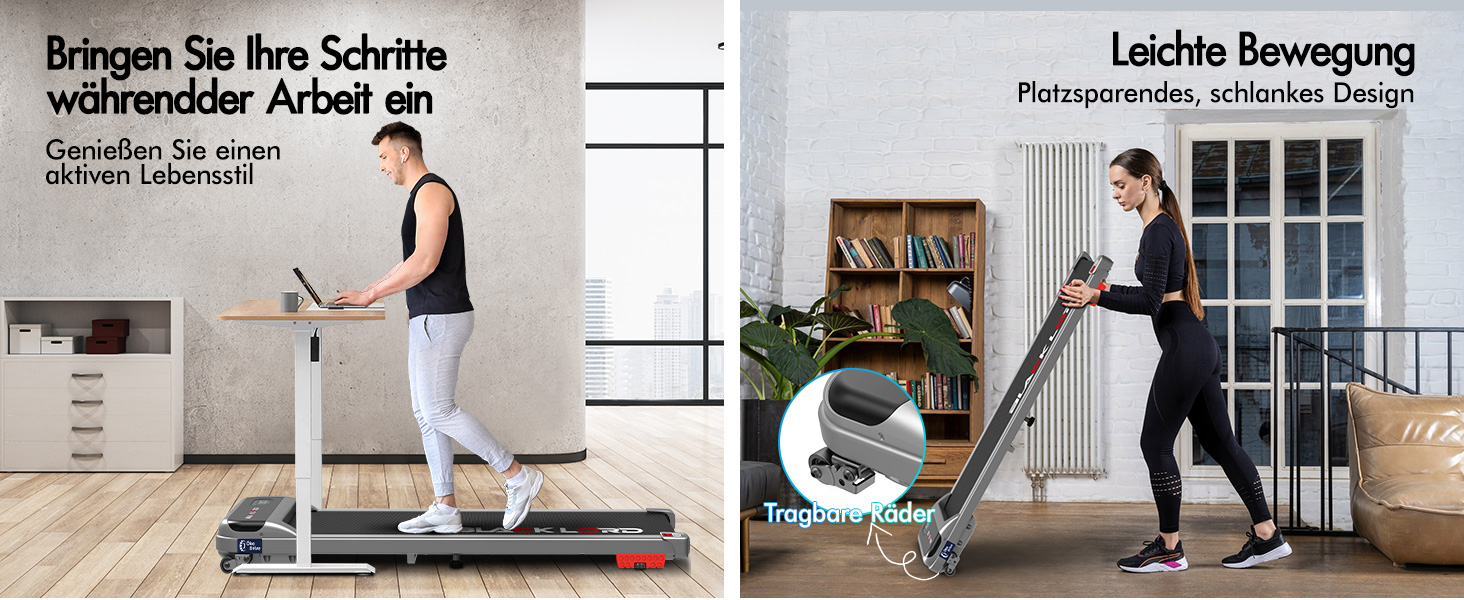 Електричний біговий тренажер BLACK LORD MS2 схил 9%, 3.2 PS, 4-в-1, для дому та офісу, 12 програм, динамік, 140 кг