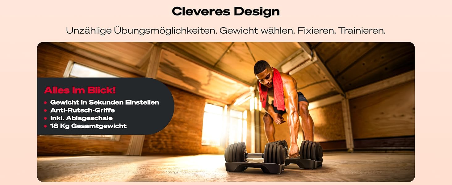 Регульовані гантелі Ironmate для дому, 1.5-18/24/40 кг, з дисками, 12-16 ваг, компактні, з неслизьким грифом, для силових тренувань, з підставкою Ironmate 18 чорні