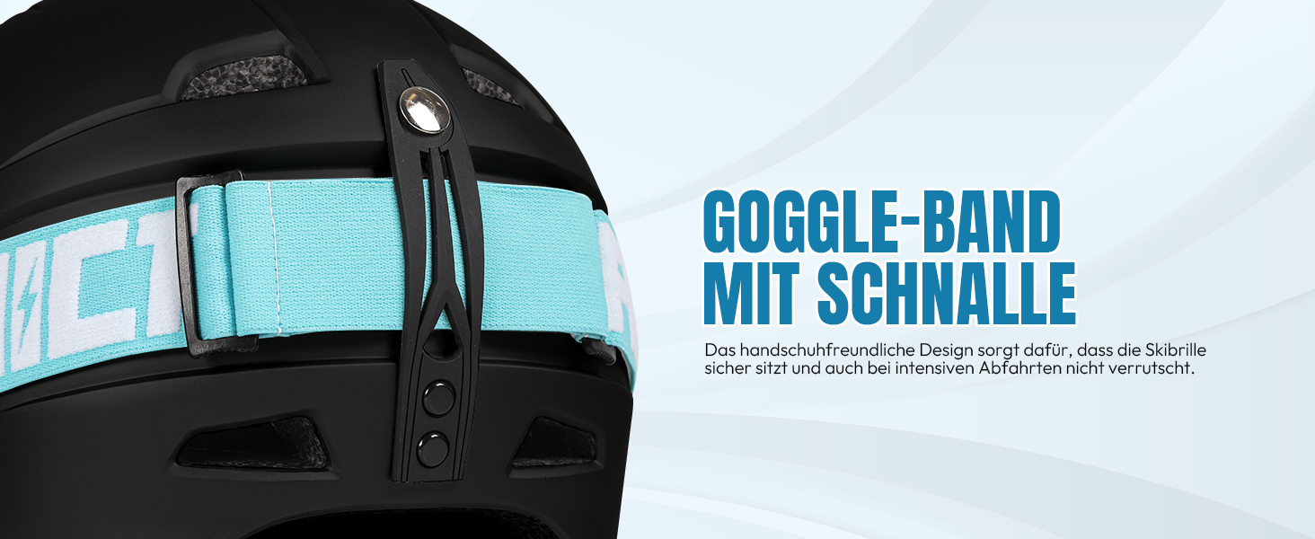 Шолом для лиж та сноуборду, чорний, регульований, з 12 вентиляційними отворами, знімний підкладковий шар та навушники, розмір M (55-58 см)