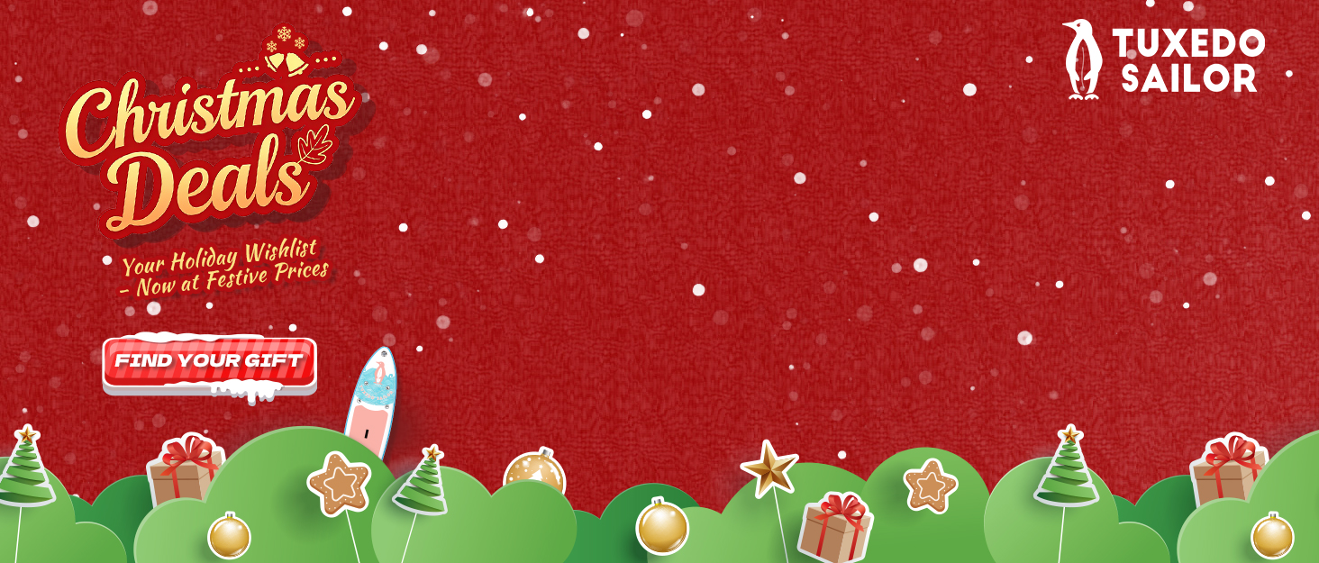 Надувний SUP Борд Tuxedo Sailor Stand Up Paddle Board з аксесуарами, для дорослих та підлітків, жовтий