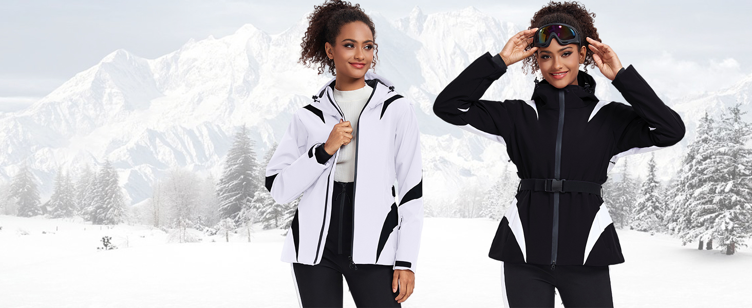Жіночий комплект гірськолижний: куртка та штани HOTIAN, водонепроникний, вітрозахисний, теплий, для сноуборду та гірськолижного спорту
