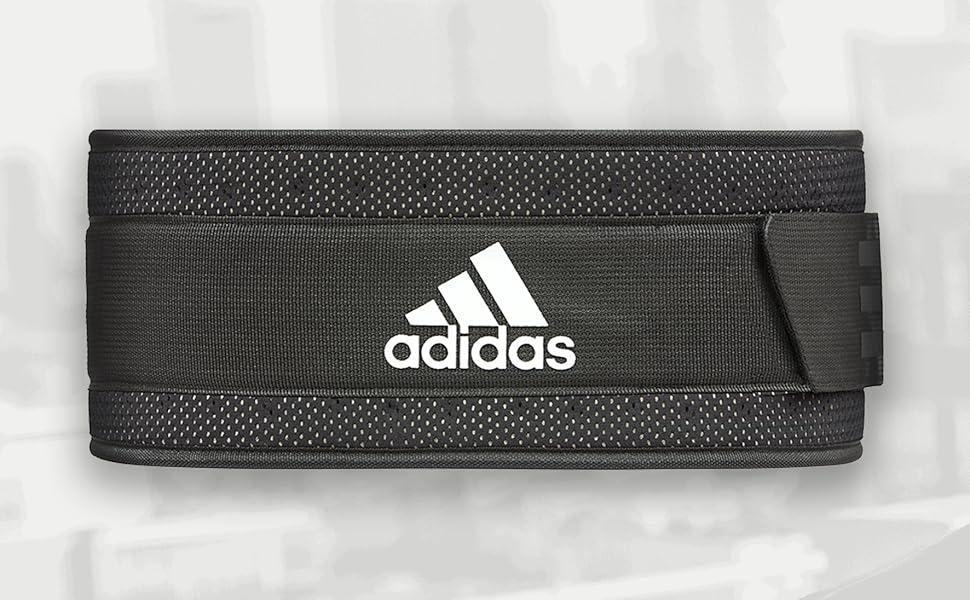 Пояс для важкої атлетики adidas Performance для чоловіків - чорний