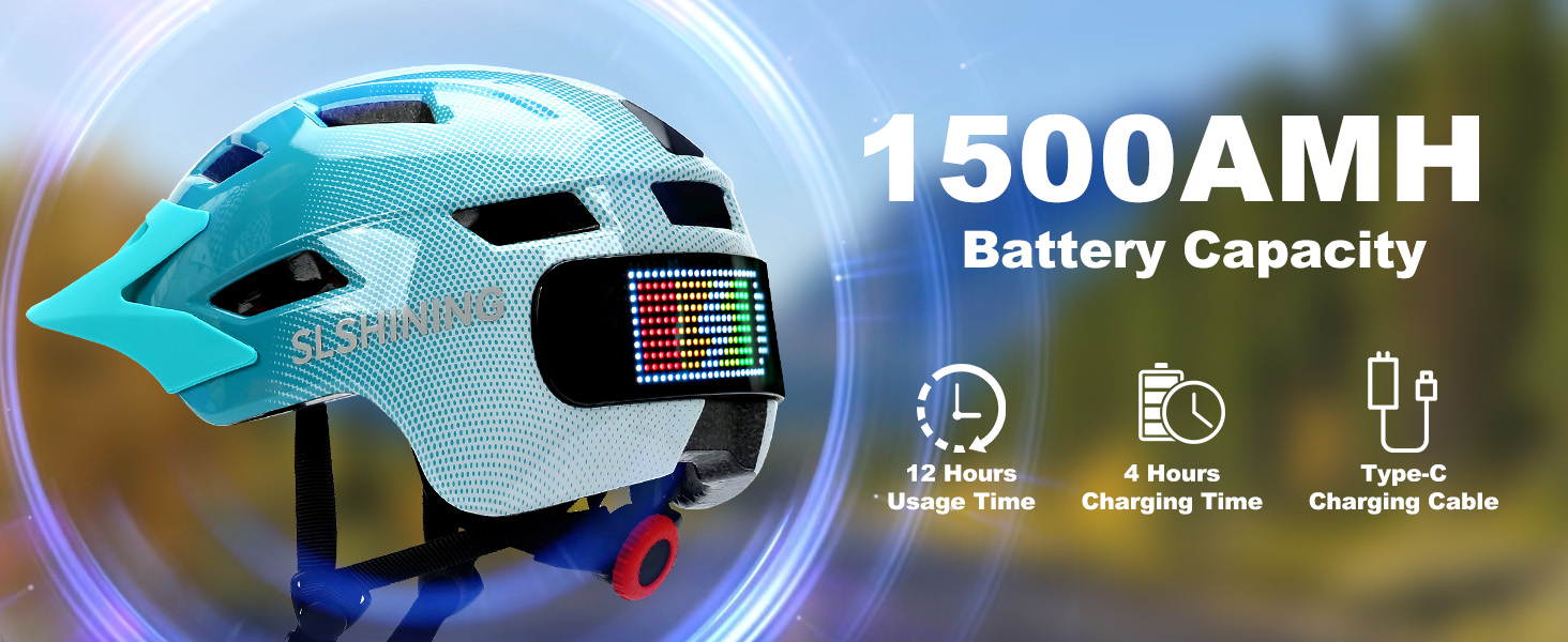 Дитячий велосипедний шолом з LED-підсвіткою та поворотними сигналами, бездротовий контролер, легкий, знімний козирок, регульований, EPS-вкладиш для хлопчиків і дівчаток