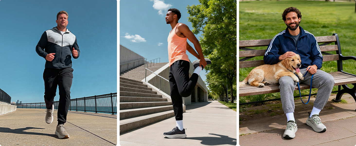 Чоловічі кросівки Allswifit для бігу по дорозі, амортизуючі, з підтримкою склепіння стопи, білі/зелені, 43 EU