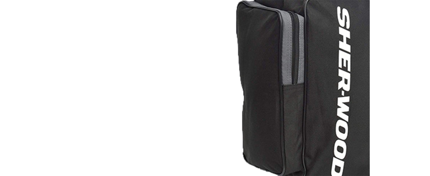 Сумка для ковзанів Sherwood: для ковзанів, роликів та хокею. Чорна сумка для дорослих та дітей