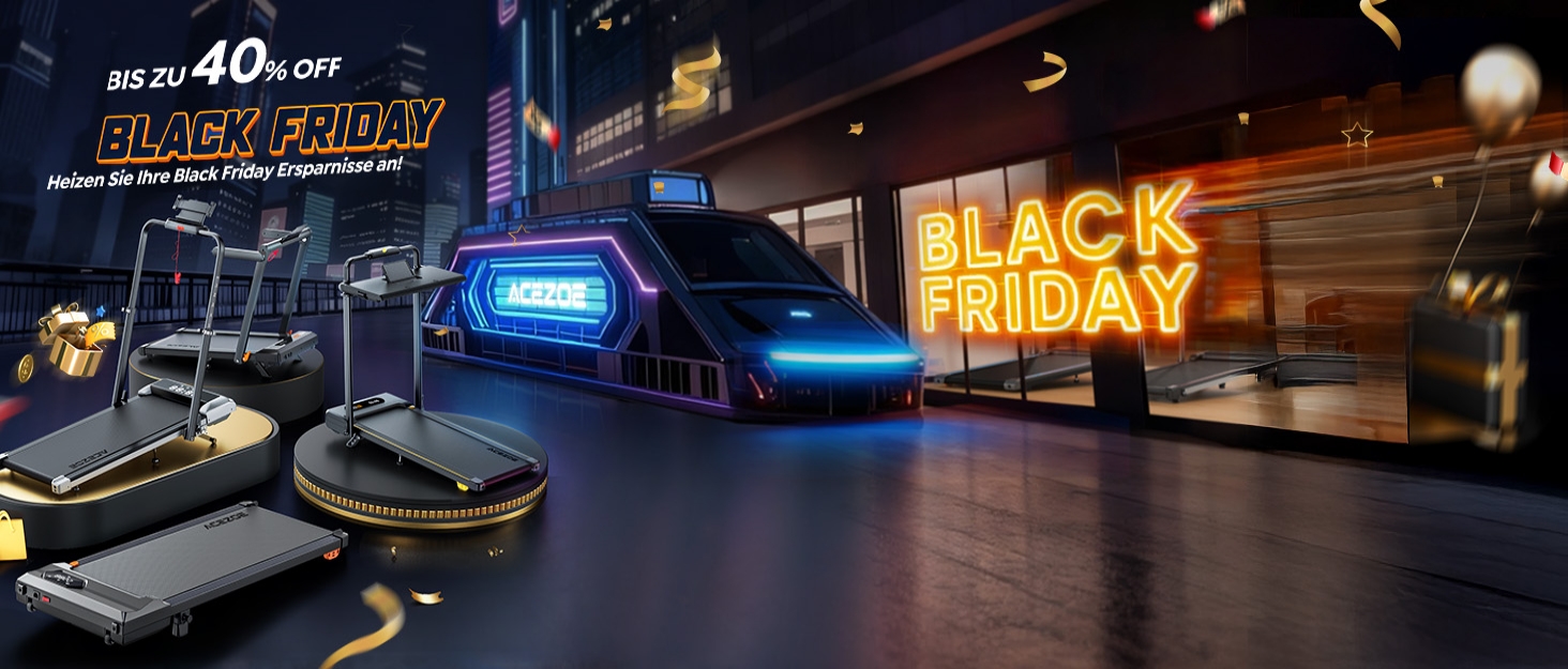 Біговий тренажер 6-в-1 для дому, складаний, з регулюванням нахилу 10% та ручками. Макс. вага 135 кг, LED-дисплей, пульт ДУ та додаток. Без встановлення (Чорний/Помаранчевий)