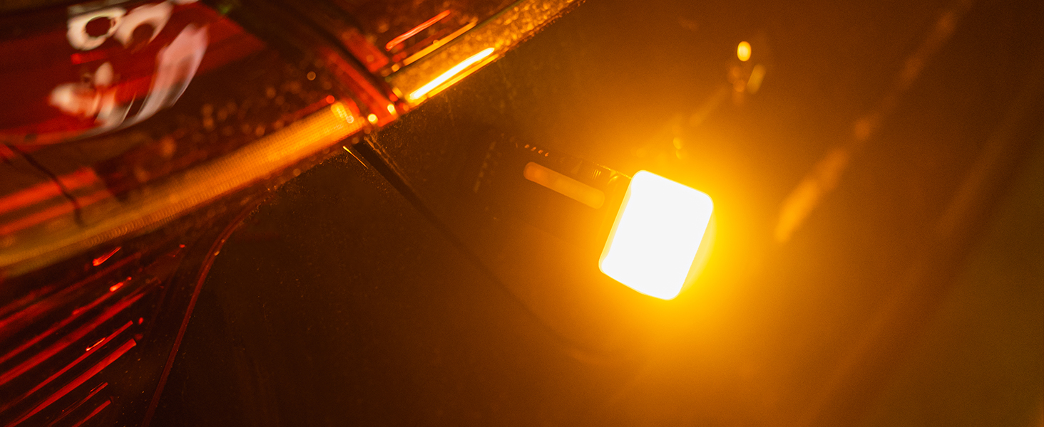 WUBEN X4 Mini LED ліхтарик з RGB підсвічуванням, 1500 люменів, IP68, тактичний, для кемпінгу та надзвичайних ситуацій (Помаранчевий)