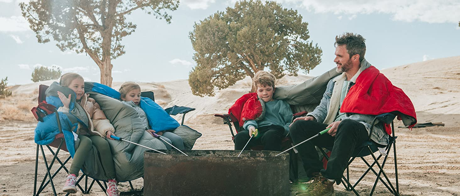 Подвійна гамак MalloMe (300 x 200 см) для кемпінгу та відпочинку на природі - 2 особи, дихаючий, водонепроникний, нейлон, з карабінами