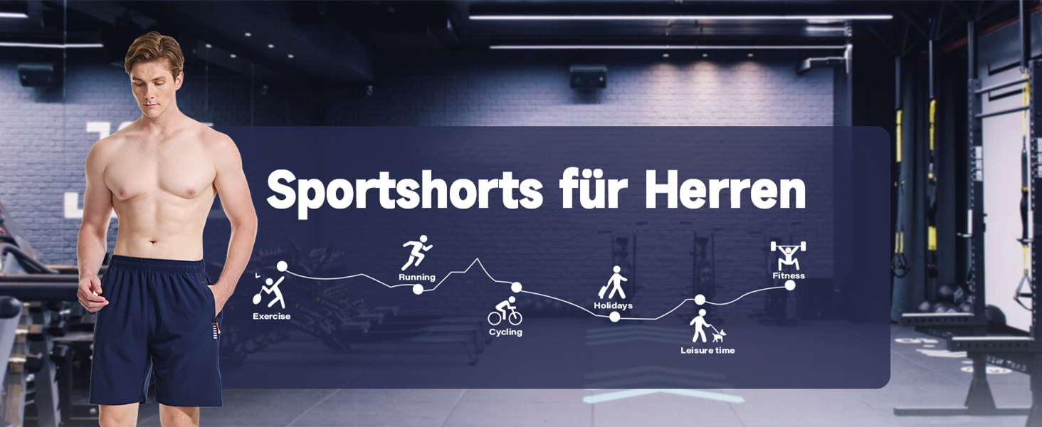 Шорти спортивні чоловічі Cimic для бігу та занять спортом, швидковисихаючі, дихаючі, легкі, з кишенею на блискавці (зелені, XXL)