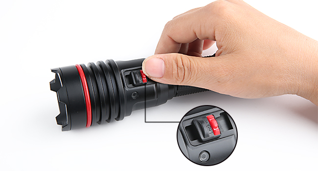 Ліхтар для дайвінгу LetonPower 2000 Lumen, 100м водонепроникний, акумулятор Type-C, для дайвінгу та відпочинку на природі (Sm-16)