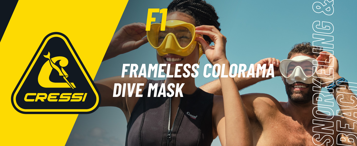 Безкаркасна маска F1 або комбінований набір Frameless Mask Snorkel Dry для дайвінгу та снорклінгу, One Size, маска унісекс Silver, 1 -